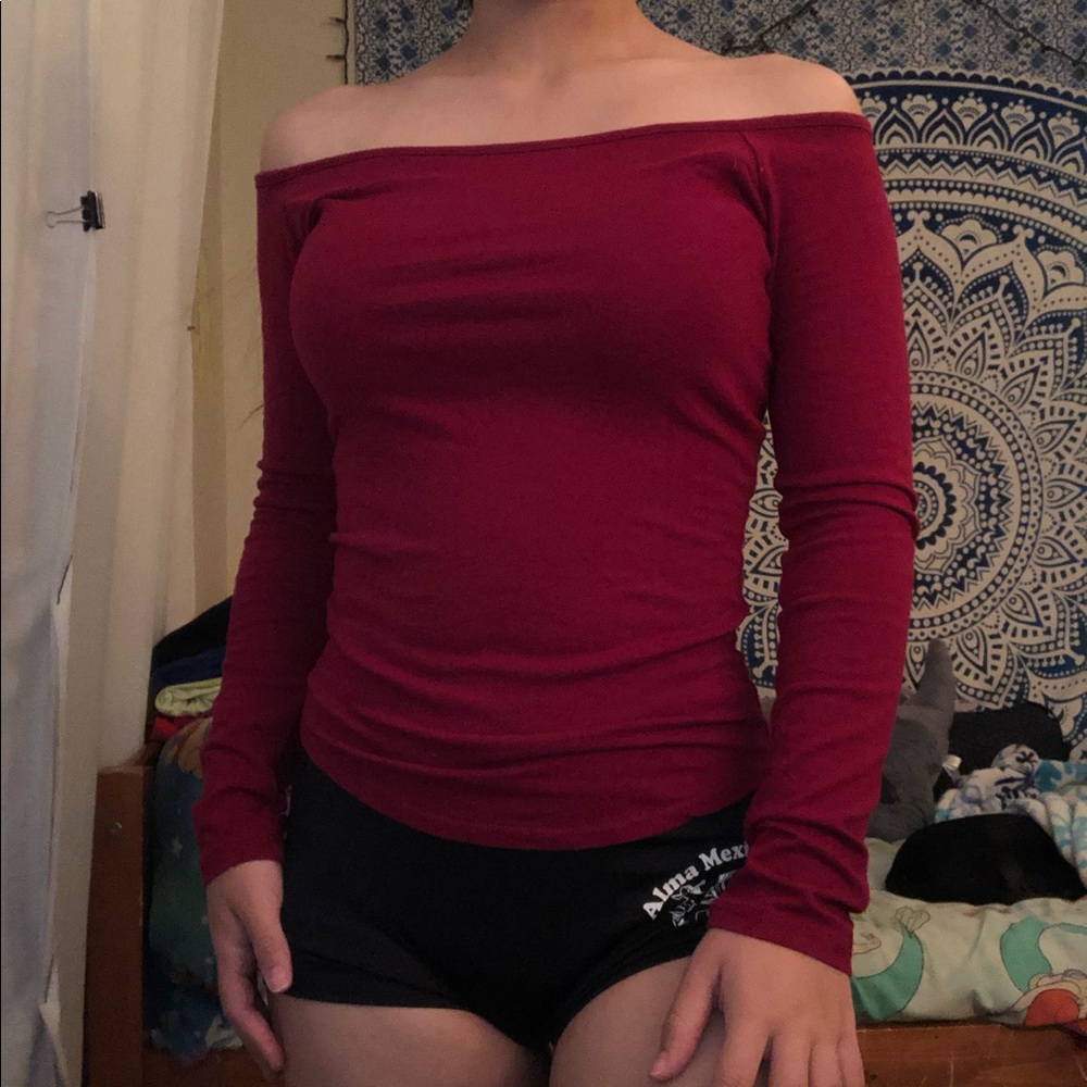 Off the shoulder top